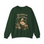 Duck Gardening Sweatshirt — "Feathered and Flourishing" Cozy Crewneck