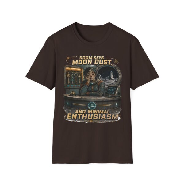 Room Keys, Moon Dust T-Shirt — Retro Space Travel Graphic Tee