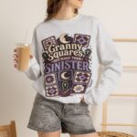 Granny Squares But Make Them Sinister Crewneck Sweatshirt
