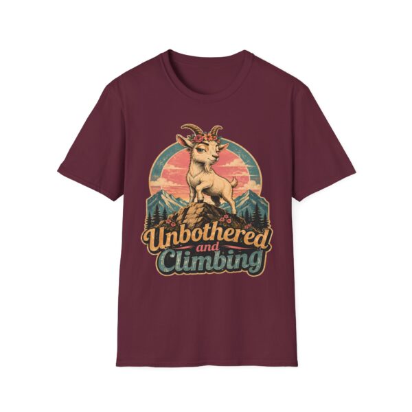 Unbothered and Climbing Goat Mountain T-Shirt