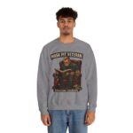 Mosh Pit Veteran Crewneck Sweatshirt — "Storytime Champion" Concert-Scene Pullover