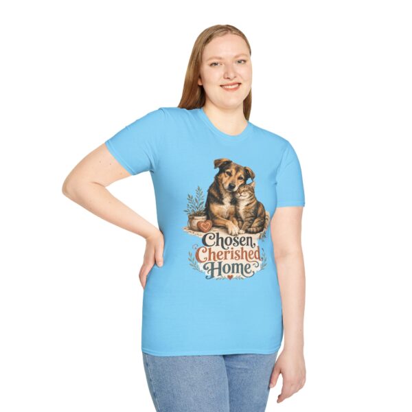 Dog & Cat 'Chosen Cherished Home' T-Shirt — Pet Rescue Adoption Tee