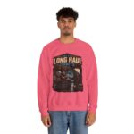 Long Haul Orbits Crewneck Sweatshirt — 'Fuel For Long Haul Orbits' Retro Space Café Design