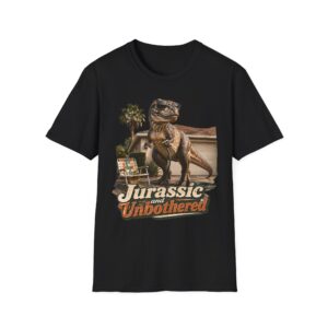 Jurassic & Unbothered T-Shirt — Retro Dino Graphic Tee