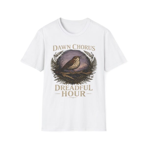 Dawn Chorus Bird T-Shirt — 'Dreadful Hour' Vintage Nature Tee