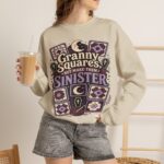Granny Squares But Make Them Sinister Crewneck Sweatshirt