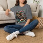 Comet Cafe T-Shirt — Retro Space Diner Graphic Tee ("Open 24/7")