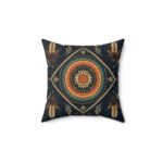 Bohemian Mandala Decorative Pillow