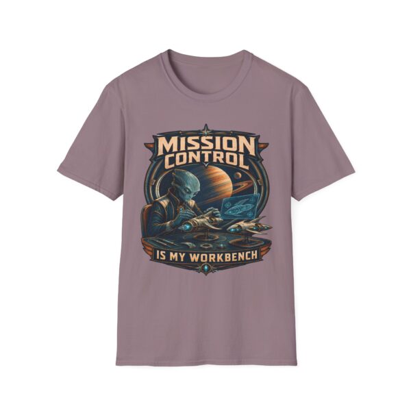 Mission Control T-Shirt — 'Mission Control is My Workbench' Retro Space Workshop Tee