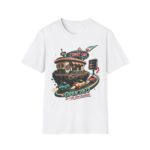 Comet Cafe T-Shirt — Retro Space Diner Graphic Tee ("Open 24/7")