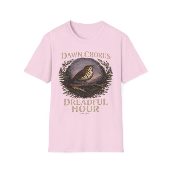 Dawn Chorus Bird T-Shirt — 'Dreadful Hour' Vintage Nature Tee