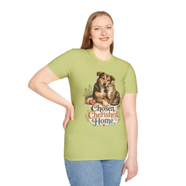 Dog & Cat 'Chosen Cherished Home' T-Shirt — Pet Rescue Adoption Tee