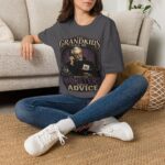 Grandpa T-Shirt — “The Grandkids Call Me When the Monsters Need Advice” Vintage Grandpa Tee
