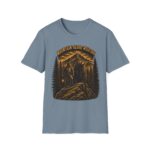 Mountain Blood Wild Soul T-Shirt — Retro Mountain Wolf Adventure Tee