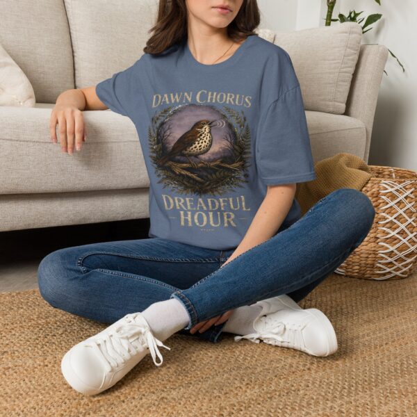 Dawn Chorus Bird T-Shirt — 'Dreadful Hour' Vintage Nature Tee