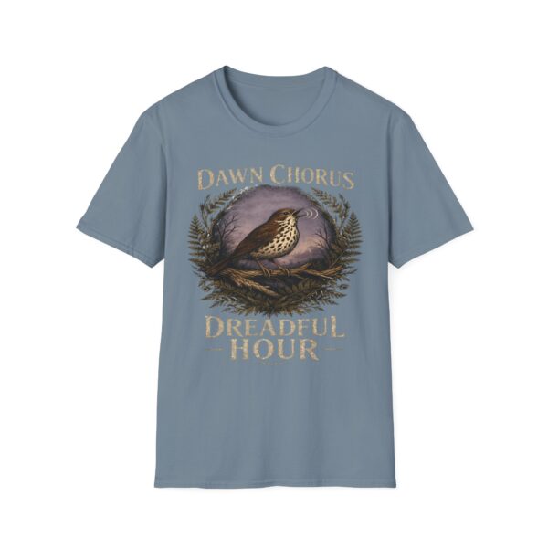 Dawn Chorus Bird T-Shirt — 'Dreadful Hour' Vintage Nature Tee