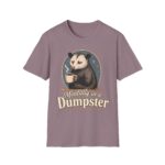 Mentally in a Dumpster Possum Tee — Cute Sarcastic Coffee Graphic T-Shirt
