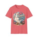 No Honking Sorry Goose T-Shirt — Retro Floral Graphic Tee