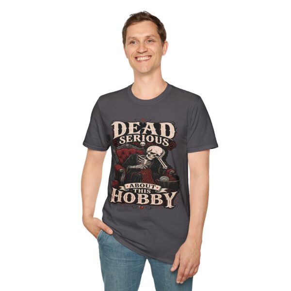 Dead Serious About This Hobby Skeleton Crochet Tee