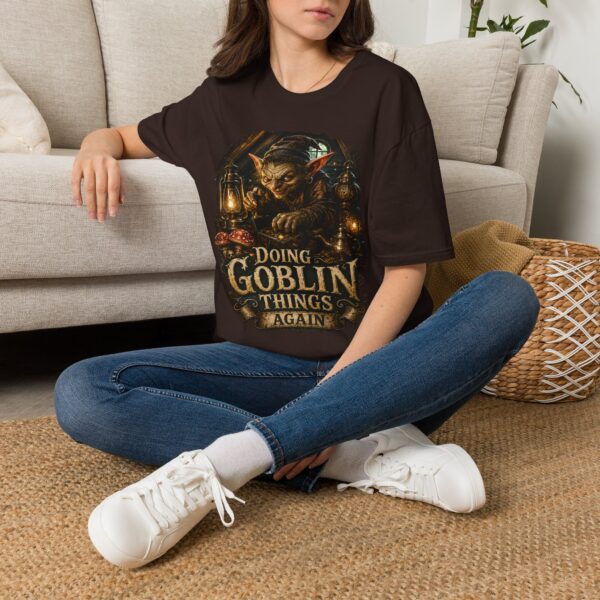 Goblin Things T-Shirt — “Doing Goblin Things Again” Fantasy Graphic Tee