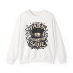 Knitting Sweatshirt — “My Yarn Matches My Soul” Cottagecore Pullover