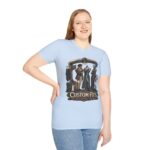 Vintage Tailor Shop T-Shirt — "Custom Fits" Fantasy RPG Graphic Tee