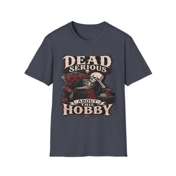 Dead Serious About This Hobby Skeleton Crochet Tee