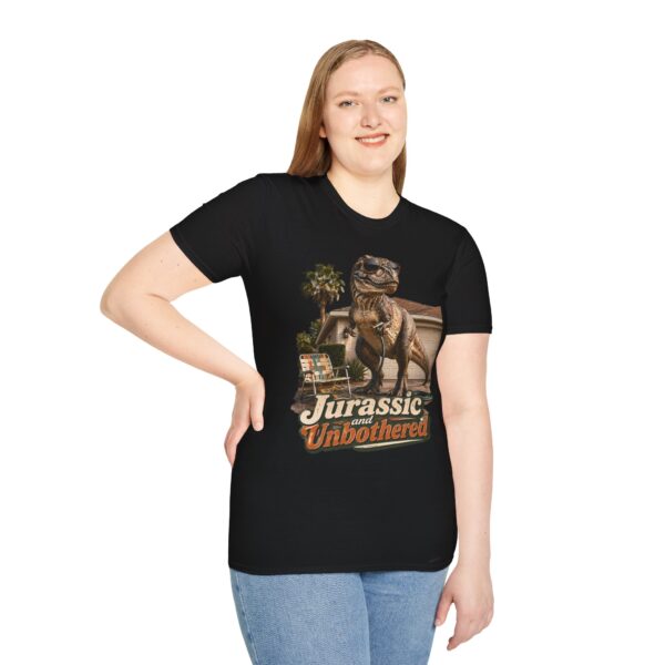 Jurassic & Unbothered T-Shirt — Retro Dino Graphic Tee