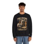 Baker Crewneck Sweatshirt — "The Ovens Wake Up Before I Do" Vintage Bakery Sweatshirt