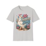 No Honking Sorry Goose T-Shirt — Retro Floral Graphic Tee