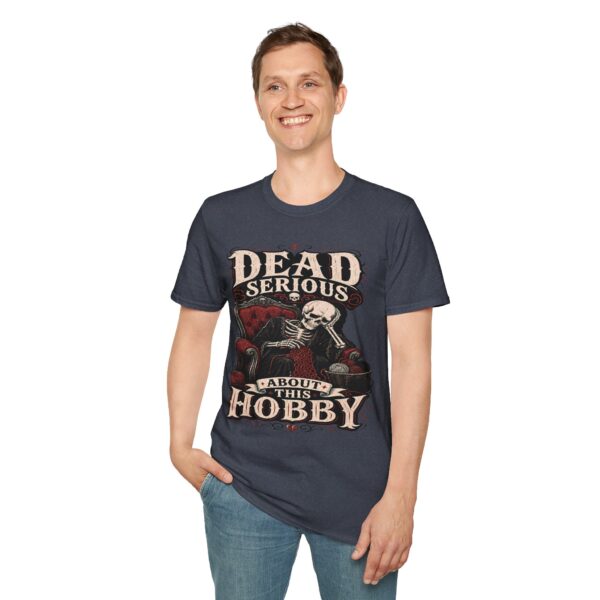 Dead Serious About This Hobby Skeleton Crochet Tee
