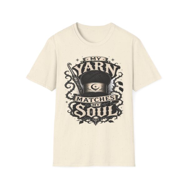 Witchy Knitting T-Shirt — "My Yarn Matches My Soul"
