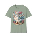 No Honking Sorry Goose T-Shirt — Retro Floral Graphic Tee