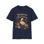 Feathered and Flourishing Duck Tee — Cottagecore Floral Graphic T-Shirt