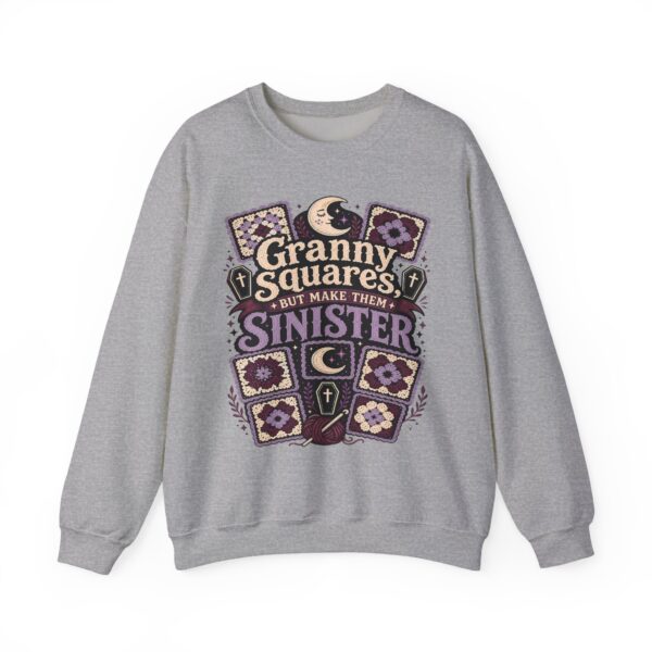 Granny Squares But Make Them Sinister Crewneck Sweatshirt