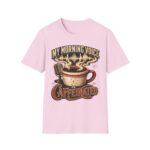 My Morning Voice Is Caffeinated T-Shirt — Coffee, Mic & Soundwave Vintage Tee
