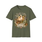 T-Shirt — "Soft Life, Loud Quacks" Cute Duck Graphic Tee one dramatic duck standing in shallow pond water with cattails, ripples, reeds, and a slightly judgmental expression. Give the duck a...