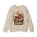 Hamster Booklover Sweatshirt — "Tiny Paws, Huge Personality" Cozy Crewneck