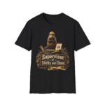 Supervisor of Sticks and Chaos T-Shirt — Funny Construction Beaver Tee