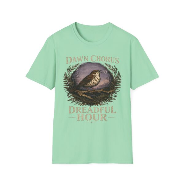 Dawn Chorus Bird T-Shirt — 'Dreadful Hour' Vintage Nature Tee