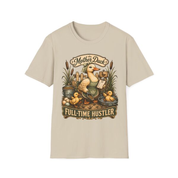 Mother Duck T-Shirt — "Mother Duck: Full-Time Hustler" Vintage Farmyard Tee
