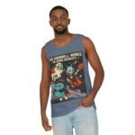 Alien Halloween Tank Top — “The Doorbell Works in Zero Gravity” Graphic