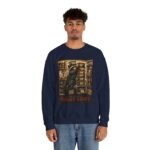 Night Shift Crewneck Sweatshirt — Vintage Bear Night Worker Graphic
