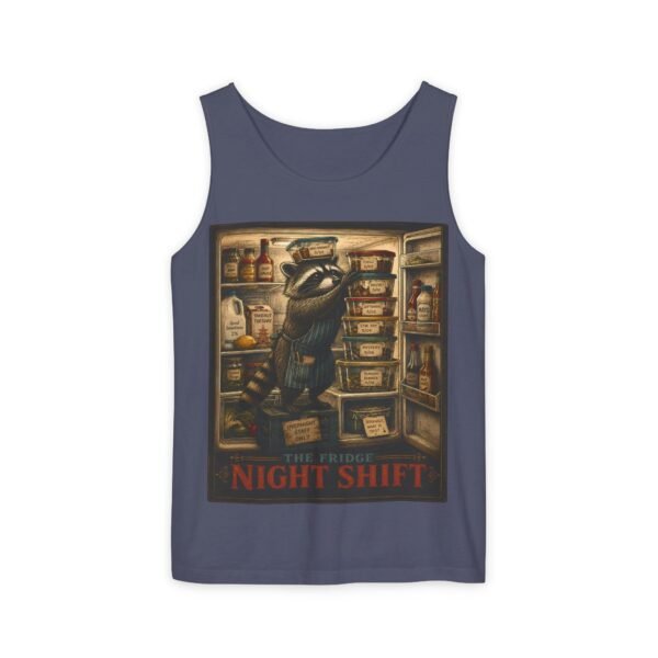 Night Shift Tank Top — Vintage Grocery Stocker Graphic Tank
