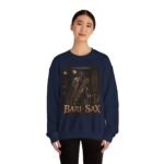 Bari-Sax Vintage Jazz Crewneck Sweatshirt