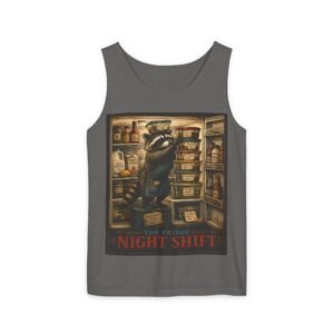 Night Shift Tank Top — Vintage Grocery Stocker Graphic Tank