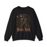 Bari-Sax Vintage Jazz Crewneck Sweatshirt