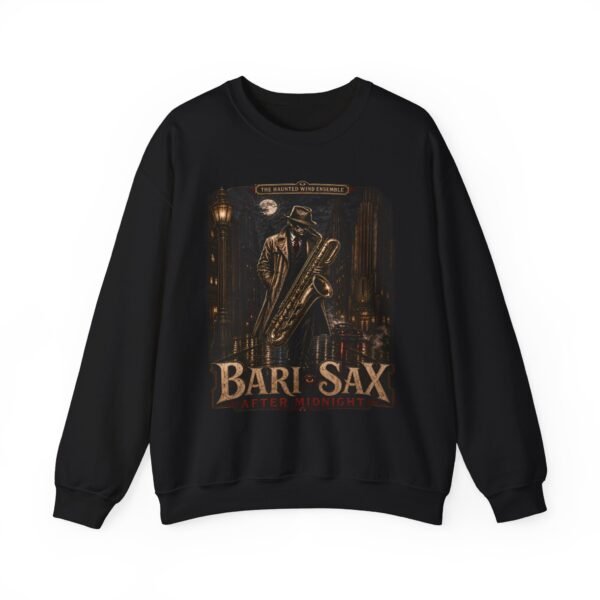 Bari-Sax Vintage Jazz Crewneck Sweatshirt