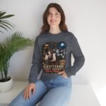 Graveyard Shift Besties Crewneck Sweatshirt — Cute Goth Friendship Graphic