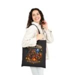 Cryptid Camping Club Canvas Tote — 'We Share The Campsite Now' Eco Grocery Bag